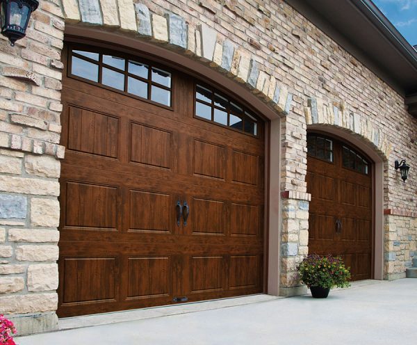 Ultra Grain Finish Ideal, Real Wood Garage Doors